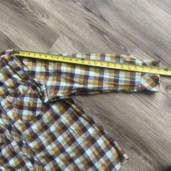 Duluth Trading Co Women's Free Swingin' Flannel Shirt 1X Plus - Picture 6 of 6